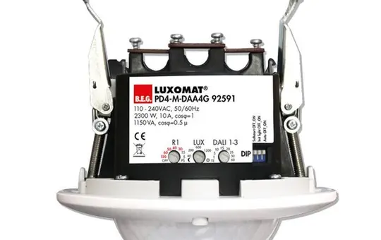 B.E.G. 92591 LUXOMAT DALI-Deckenpräsenzmelder PD4 Deckeneinbau, adressierbar