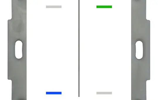 MDT BE-TAL55T2.01 KNX-Tastsensor Light 55 m. Temperaturs. 2-fach, neutral | reinweiß glänzend