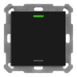 MDT BE-TAL55T106.01 KNX-Tastsensor Light 55 m. Temperaturs. 1-fach, neutral | schwarz matt