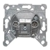 TRIAX 306213 Antennendose 2-fach, TV, Durchgang, 20 dB