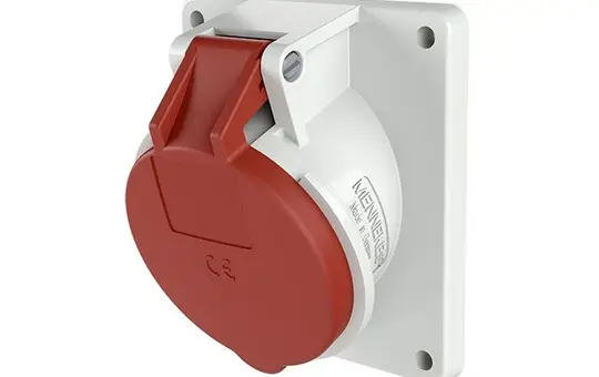 MENNEKES 1746 Anbausteckdose TwinCONTACT IP44 32 A, 5-polig, 20°-Neigung