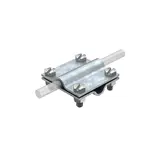 OBO BETTERMANN 5312035 Kreuzverbinder Rundleiter, ohne Zwischenplatte