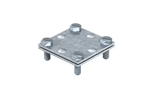 OBO BETTERMANN 5314534 Kreuzverbinder Flachleiter, ohne Zwischenplatte