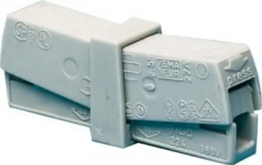 WAGO 224-201 Service-Klemme Serie 224 1-fach