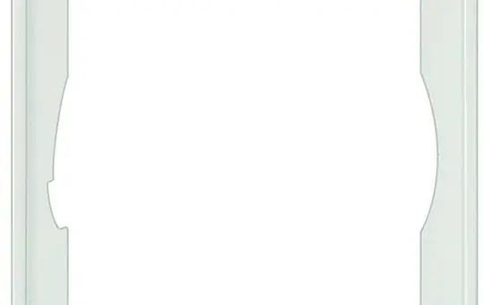 SIEMENS 5TG2557 Zwischenrahmen DELTA line 1-fach | titanweiß