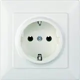 SIEMENS 5UB1580 SCHUKO-Steckdose komplett Delta i-system 1-fach | reinweiß