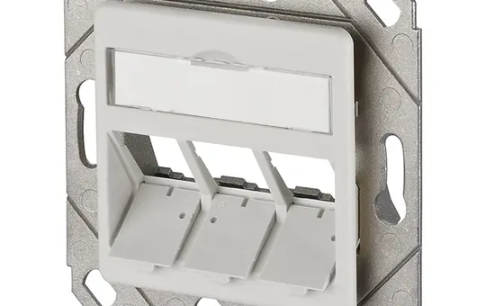 METZ CONNECT 1309161102-E E-DAT Anschlussdose 3-fach, leer