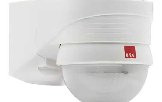 B.E.G. 91008 LUXOMAT Bewegungsmelder LC-plus 280° | weiß
