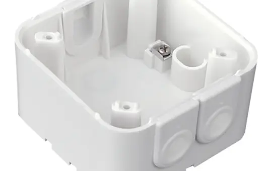 B.E.G. 92141 LUXOMAT Aufputzdose Indoor 180 | reinweiß matt