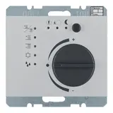 BERKER 75441171 KNX-Temperaturregler K.1/K.5 mit Tasterschnittstelle | aluminium matt