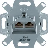 BERKER 4587 Netzwerkdose 2-fach, Cat. 6a