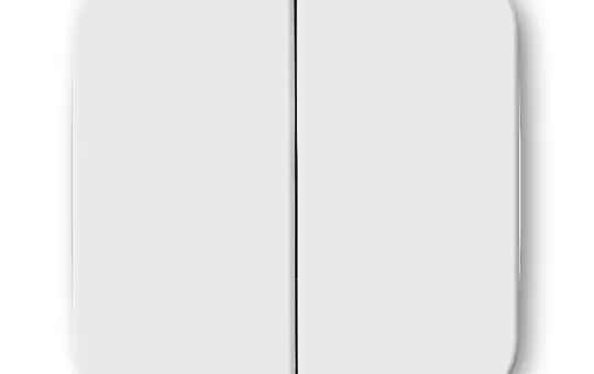 BUSCH-JAEGER 2545-214 Wippe Reflex SI 2-fach, Schalter/Taster | alpinweiß