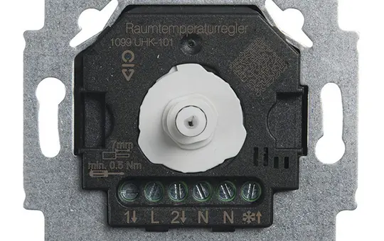 BUSCH-JAEGER 1099UHK-101 Raumtemperaturregler 2 Schließer, 230 V, Heizen/Kühlen
