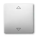 BUSCH-JAEGER 6430-866-102 Bedienelement Jalousiecontrol 1-fach, Pfeile | edelstahl