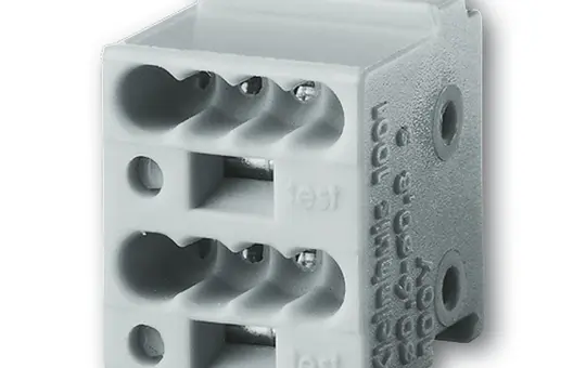 BUSCH-JAEGER 6183-101 Busankoppler-Klemme lichtgrau/gelb