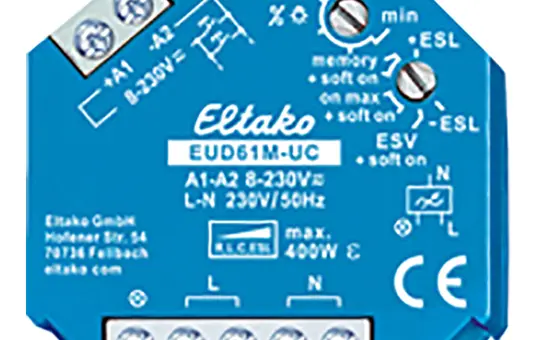 ELTAKO EUD61M-UC UP-Dimmer 230 V 400 W
