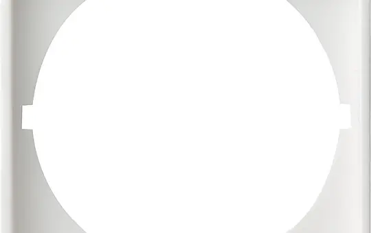 GIRA 028103 Adapterrahmen System 55 rund reinweiß glänzend | 50x50 mm