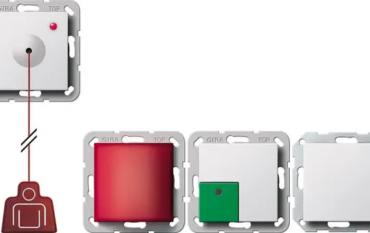 GIRA 291403 Notrufset Standard 55 reinweiß glänzend