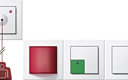 GIRA 049588 Notrufset E2 reinweiß glänzend