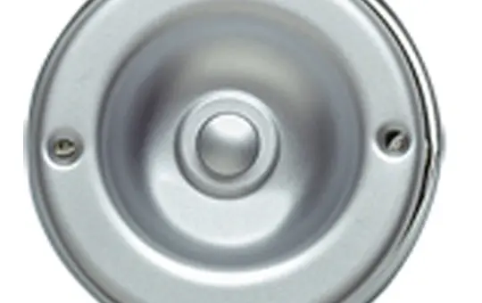 GROTHE 64143 Kontaktschale rund | messing matt verchromt