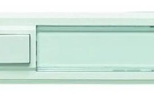 GROTHE 51014 Klingeltaster AP Combifix 1-fach, einreihig | weiß