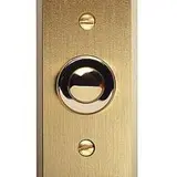 GROTHE 55595 Etagenplatte AP 1-fach, einreihig | messing gebürstet