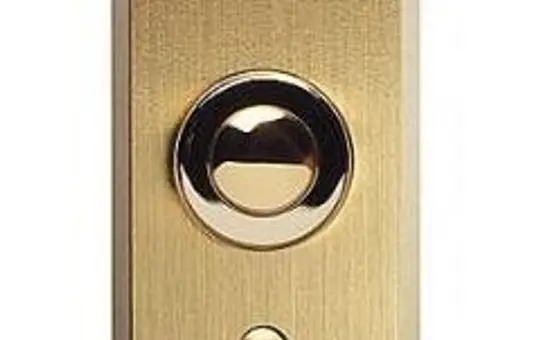 GROTHE 55595 Etagenplatte AP 1-fach, einreihig | messing gebürstet