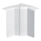 HAGER SL2008049016 tehalit Sockelleistenkanal-Inneneck einstellbar | verkehrsweiß | 20x80 mm