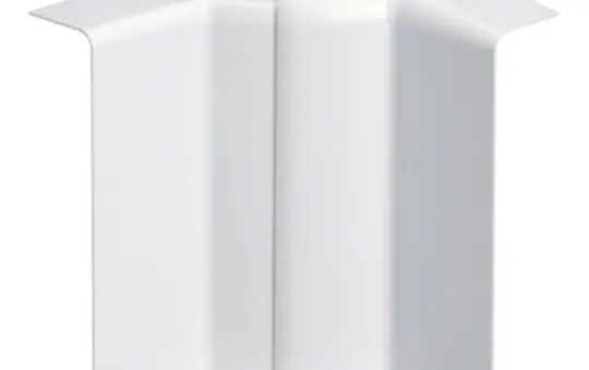 HAGER SL2008049016 tehalit Sockelleistenkanal-Inneneck einstellbar | verkehrsweiß | 20x80 mm