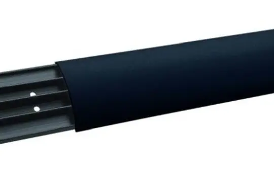 HAGER SL1807507021 Aufbodenkanal PVC mit 4 Kammern | anthrazit | 18x75 mm