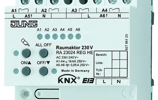 JUNG RA23024REGHE KNX-Raumaktor 230 V