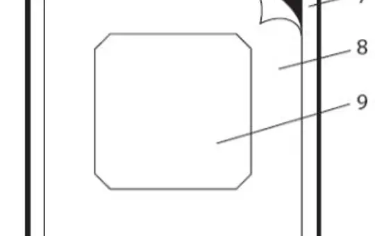 JUNG 80KLEFO Klebefolie für Funk-Wandsender Standard