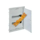 LEGRAND 1412 Unterputz-Verteiler IP 30 2-reihig, 24+4 TE, Kunststofftür
