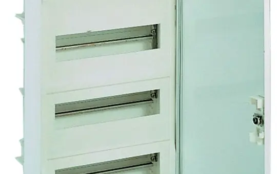 LEGRAND 1433 Unterputz-Verteiler IP 30 3-reihig, 36+6 TE, Metalltür