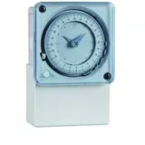 LEGRAND 49750 analoge Fronttafeleinbauuhr MaxiRex Synchronmotor | weiß