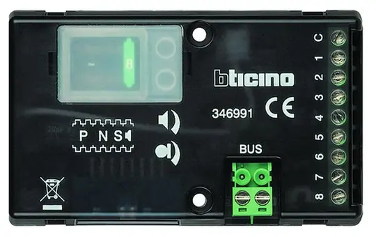 LEGRAND 346991 Einbaulautsprecher Anschluss von 8 ext. Ruftasten