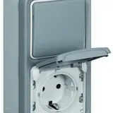 LEGRAND 69746 Aufputzkombination Plexo senkrecht