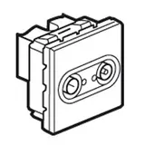 LEGRAND 078783 Antennendose Mosaic 2-fach, SAT, Stich | weiß