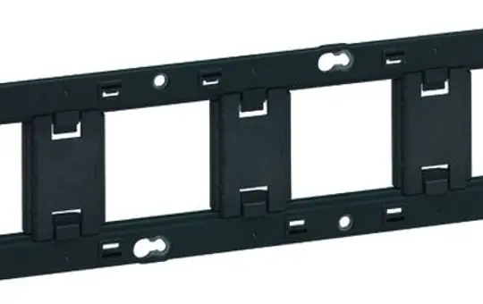 LEGRAND 080254 Tragring Mosaic 10 oder 4x2-fach | schwarz