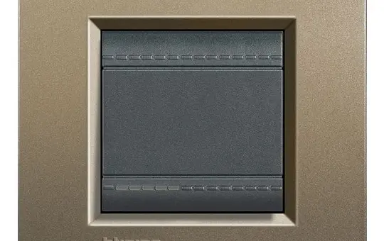 LEGRAND LNA4802SQ Abdeckrahmen LivingLight 1-fach | mattbronze