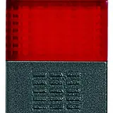 LEGRAND L4038R Taster LivingLight Schließer, beleuchtet, rot, 1 Modul | anthrazit