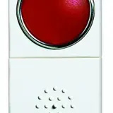 LEGRAND N4038R Taster LivingLight Schließer, beleuchtet, rot, 1 Modul | weiß