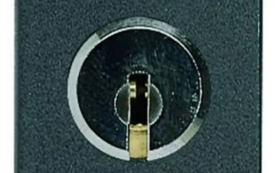 LEGRAND L4012 Schlüsselschalter LivingLight Ausschalter, 2-polig, 16 A | anthrazit