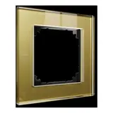 MERTEN MEG4010-2341 Abdeckrahmen M-Plan Echtglas 1-fach | gold