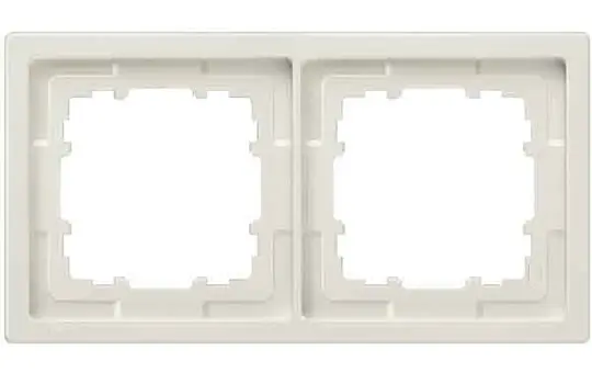 SIEMENS 5TG1322 Abdeckrahmen DELTA style 2-fach | titanweiß