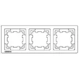 SIEMENS 5TG1323 Abdeckrahmen DELTA style 3-fach | titanweiß