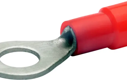 KLAUKE 6208 Quetschkabelschuh M8, Ringform | rot | 1 mm²