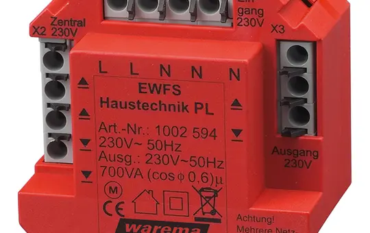 WAREMA 1002594 Funkempfänger EWFS Haustechnik PL