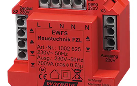 WAREMA 1002625 Funkempfänger EWFS Haustechnik FZL