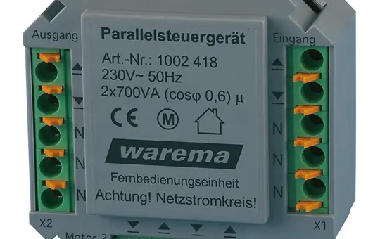 WAREMA 1002418 Parallelsteuergerät 2 Ausgänge, UP